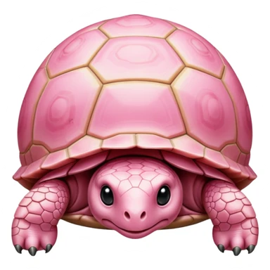 pastel pink tortoise  sticker