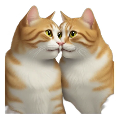 cat kiss sticker