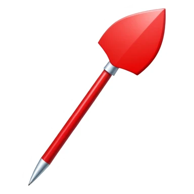 Crée-moi une flèche rouge qui va vers la droite sticker