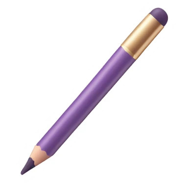 Light purple makeup pencil sticker
