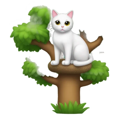 Cat tree sticker