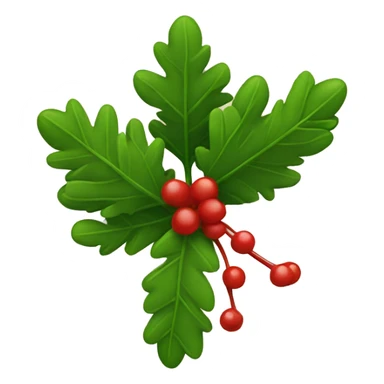 Mistletoe and  sticker