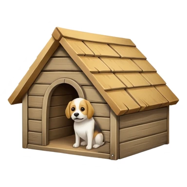 dog huts sticker