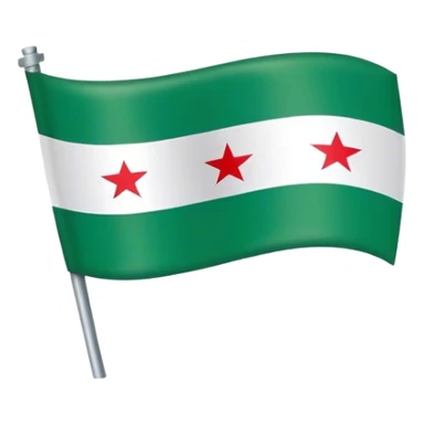 Syrian green flag sticker