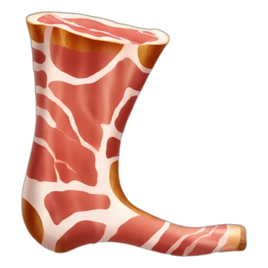 spanish jamon leg sticker