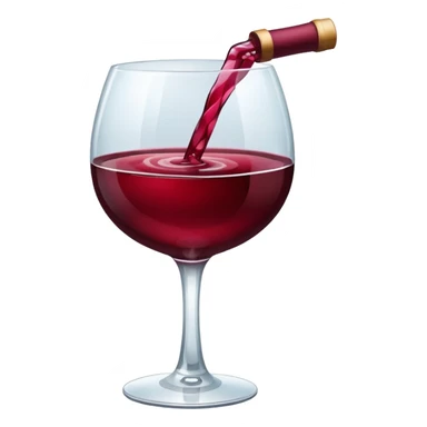 a glass of wine sticker