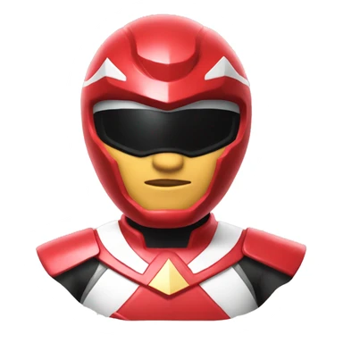 Red ranger sticker