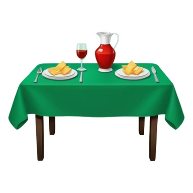 стол с зеленая подложка ссср вид сверху sticker