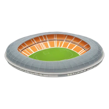 Orange Vélodrome stadium sticker