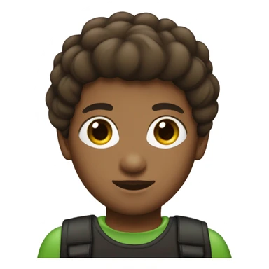 persona con cabello marrón con ojos verdes y con una bata y  que tenga labios rosa oscuro sticker