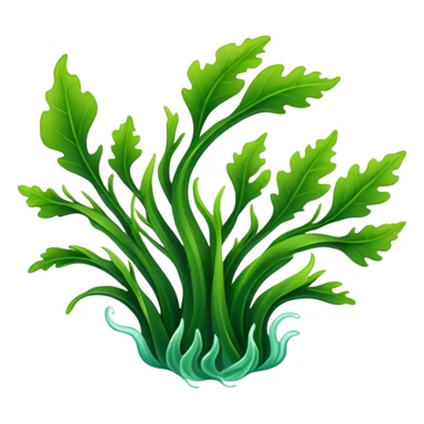 green seaweed sticker