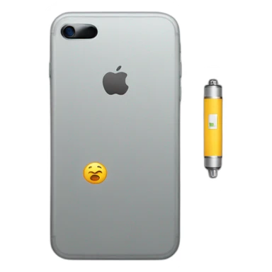 iphone avec de la batterie sticker