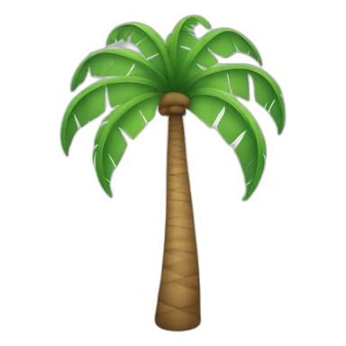 Palm emoji in thought balloon emoji sticker