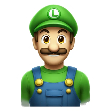 badass Luigi sticker
