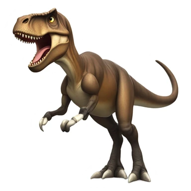 T rex riding horse sticker