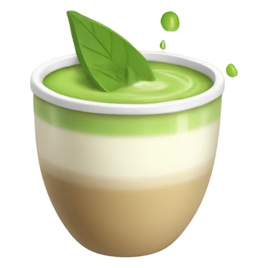 Matcha latte  sticker