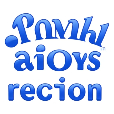 The phrase "thanks for the reactions" in a beautiful blue font sticker