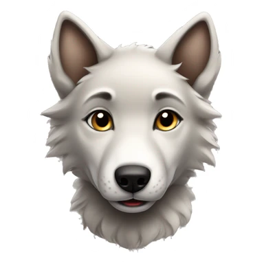Wolf puppy sticker