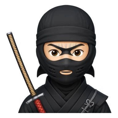 ninja with text sticker
