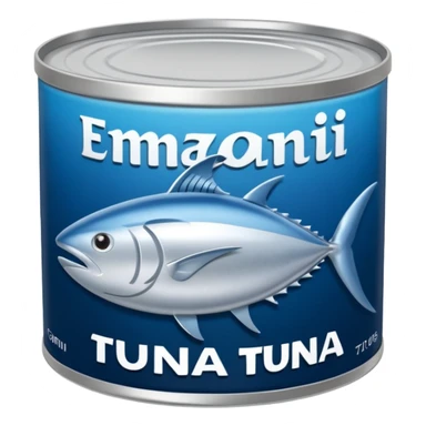Create a logo using the FISHWIFE TINNED TUNA graphics  sticker