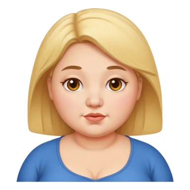 약간 통통한 여자 sticker