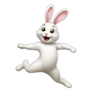yugy bunny dancing sticker