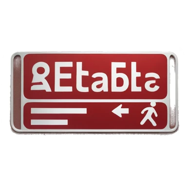 a red metallic street sign warning about "SWAG" sticker