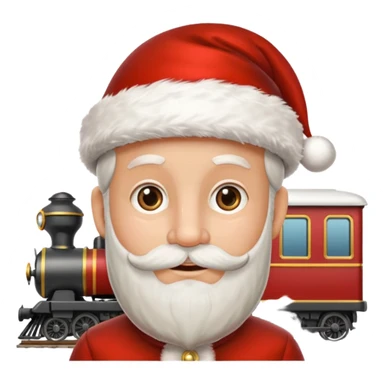 rennas puxando o treno do papai noel  sticker