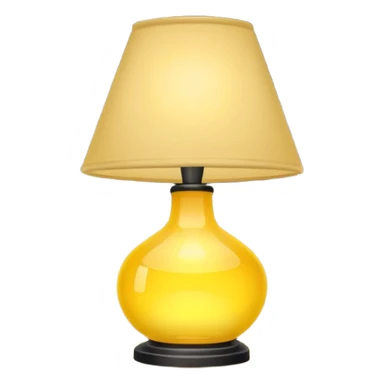 Simple Lamp, microsoft style emoji sticker