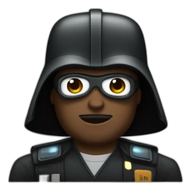 Daft Vader bus driver sticker