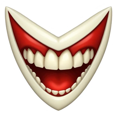 Vampire fangs sticker