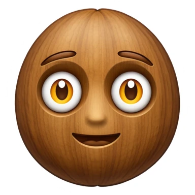 walnut. CLOSED! NO FACE! sticker