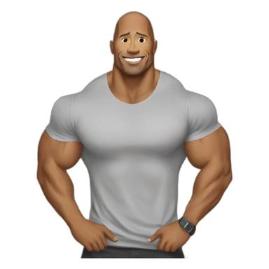Dwayne Johnson being lgbt sticker