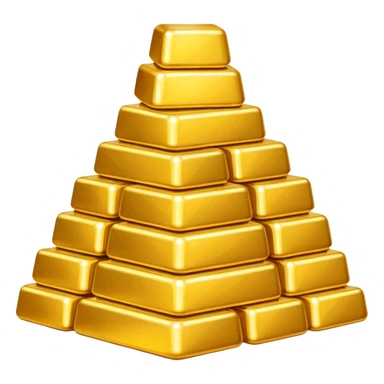 Tons of gold, a pile of gold sticker