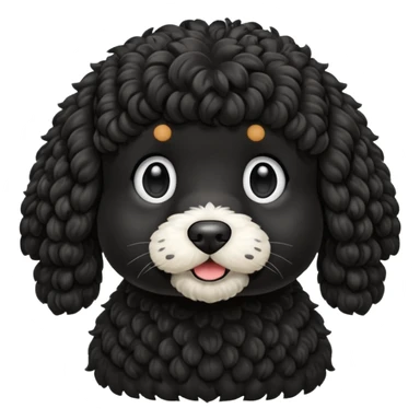 black cockapoo sticker