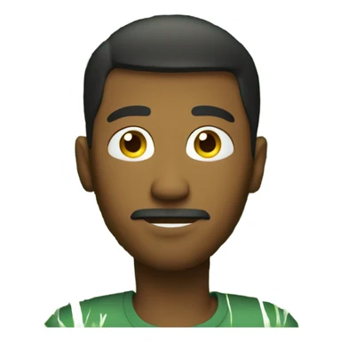 A chill guy in the grass sticker