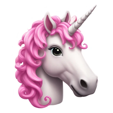 Pink unicorn sticker