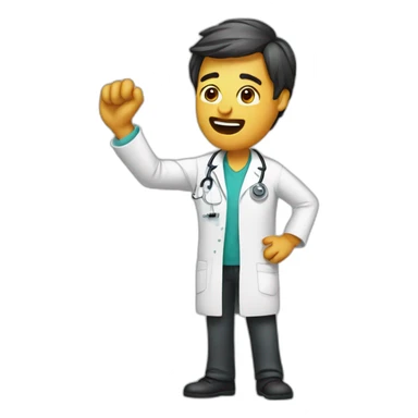 radiologist-dabbing sticker