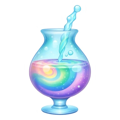 Sparkling pastel potion sticker