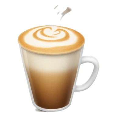 Hot latte sticker