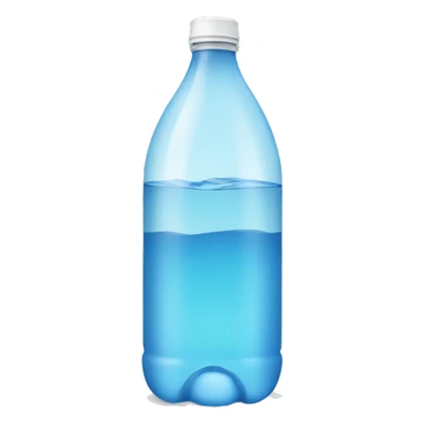 a bottle of water sticker