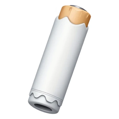 white color crayon sticker