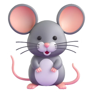 little mouse sticker