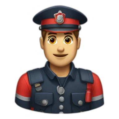 pompierfrancais sticker