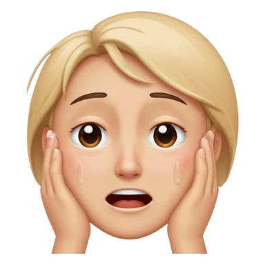 Crying but happy  sticker