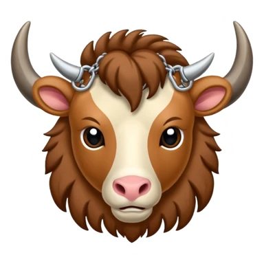 Una cabra macho con cadenas adiamantadas  sticker