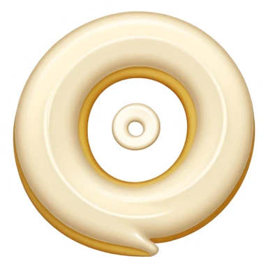 just Cream without a plate or a cake sticker