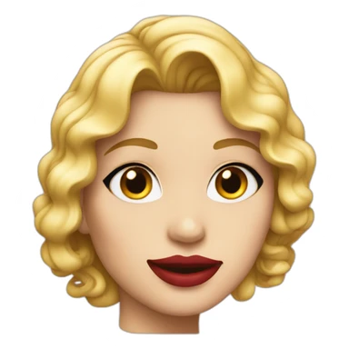 Material girl sticker