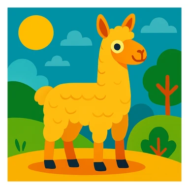 Lama sticker