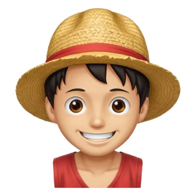 Chapeau de luffy sticker